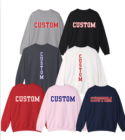 Youth Choose your Graphic Sweatshirt with Customized Back - Stingers Softball