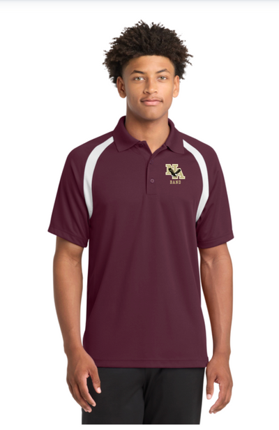 NAHS SUMMER BAND SHIRT FOR PERFORMANCES - Polo with Embroidered Gold NA Logo