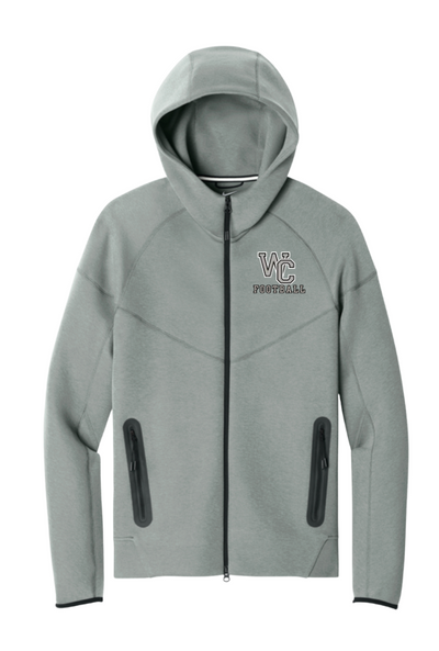 Adult Unisex Nike Tech Fleece Full Zip-Hoodie with Embroidered Westerville Central Logo