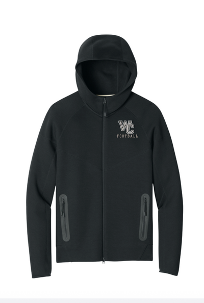Adult Unisex Nike Tech Fleece Full Zip-Hoodie with Embroidered Westerville Central Logo