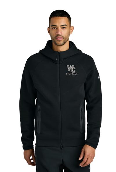 Adult Unisex Nike Tech Fleece Full Zip-Hoodie with Embroidered Westerville Central Logo