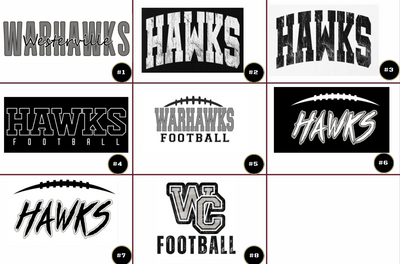 YOUTH Choose your graphic Sweatshirt - Westerville Central Football (NO CUSTOMIZATION)