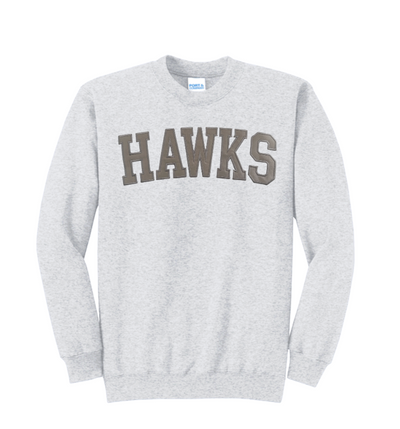 Adult Unisex Westerville Central Varsity Patch Letter Embroidered Sweatshirt