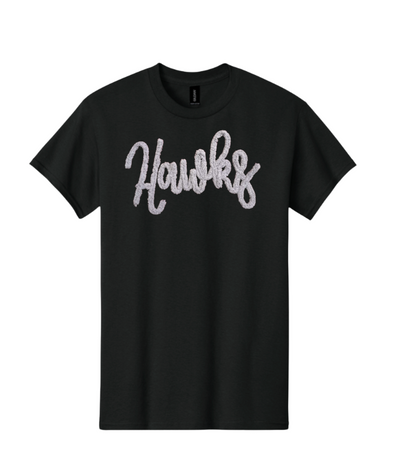 Adult Unisex Westerville Central Chunky Chenille Yarn Warhawks Tee