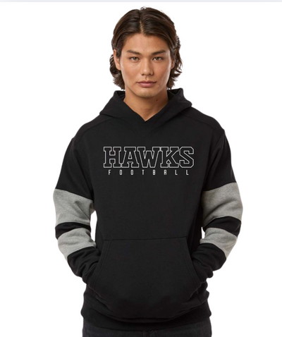 Adult Unisex Westerville Central Block Hawks Football Graphic Holloway Brand Hoodie