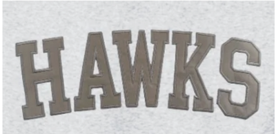Adult Unisex Westerville Central Varsity Patch Letter Embroidered Sweatshirt