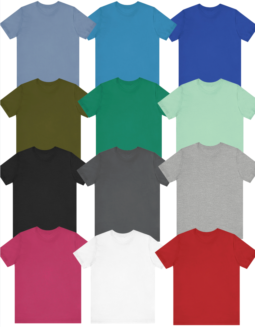 Adult Unisex Choose your Graphic Short Sleeve Soft Tee - Akhia