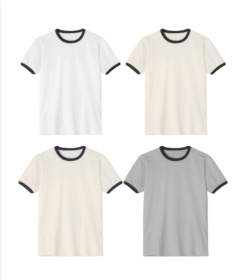 Adult Unisex Choose your Graphic Short Sleeve Ringer Tee - Akhia