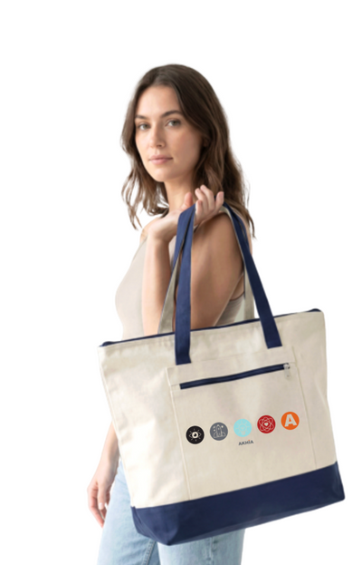 Choose your Graphic Large Canvas Tote - Akhia