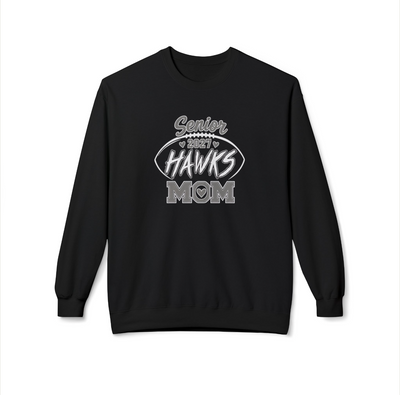 Westerville Central 2027 Senior Football Mom Graphic Crewneck Sweatshirt