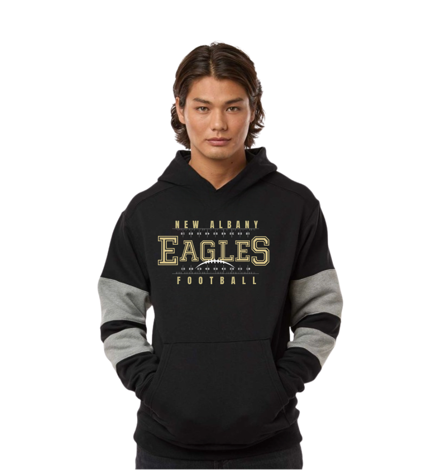 Adult Unisex New Albany Football Defend the Field Graphic Holloway Brand Hoodie