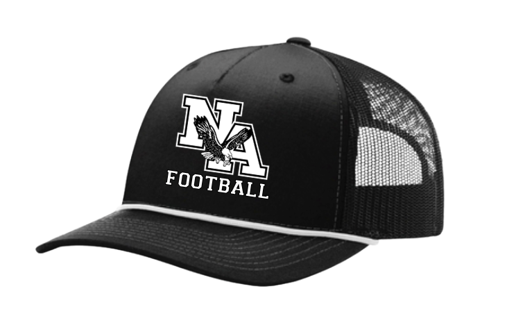 New Albany Football Logo Richardson Brand Five-Panel Trucker Rope Cap