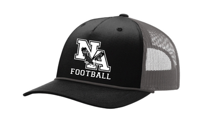 New Albany Football Logo Richardson Brand Five-Panel Trucker Rope Cap