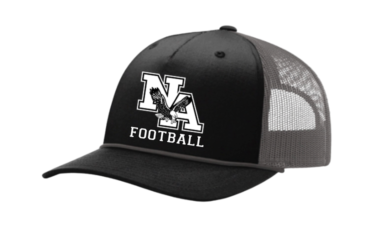 New Albany Football Logo Richardson Brand Five-Panel Trucker Rope Cap