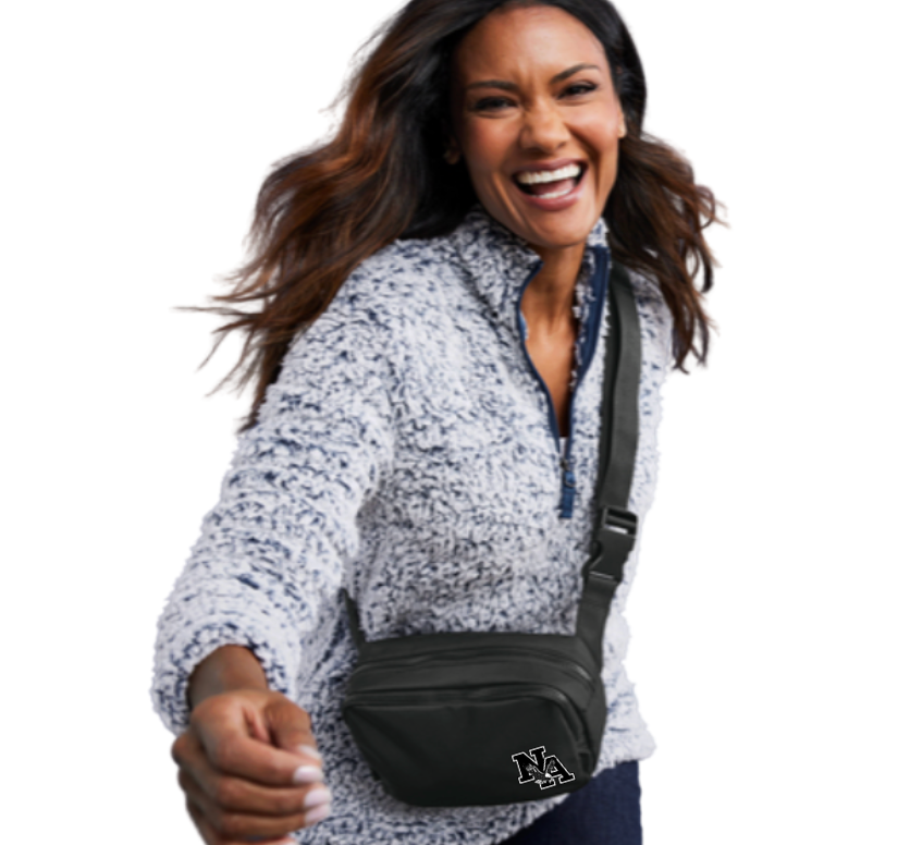 New Albany Logo Dual-Compartment Crossbody Bag