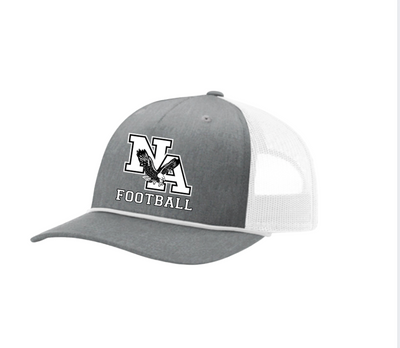 New Albany Football Logo Richardson Brand Five-Panel Trucker Rope Cap