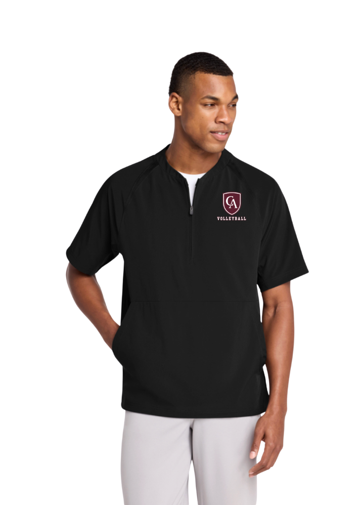 1 2 Zip Short Sleeve Jacket volleyball