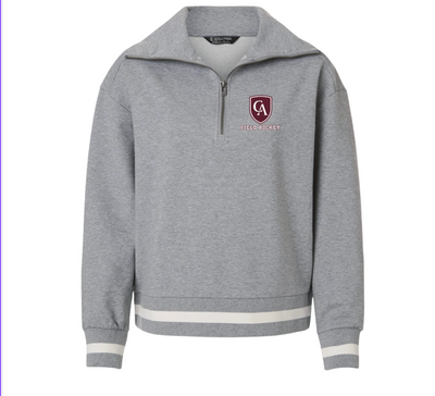 Women's Columbus Academy Field Hockey Graphic Heritage Prep Quarter-Zip Pullover