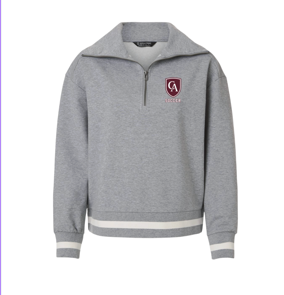 Women's Columbus Academy Soccer Graphic Heritage Prep Quarter-Zip Pullover