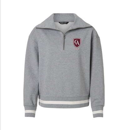 Women's Columbus Academy Golf Graphic Heritage Prep Quarter-Zip Pullover