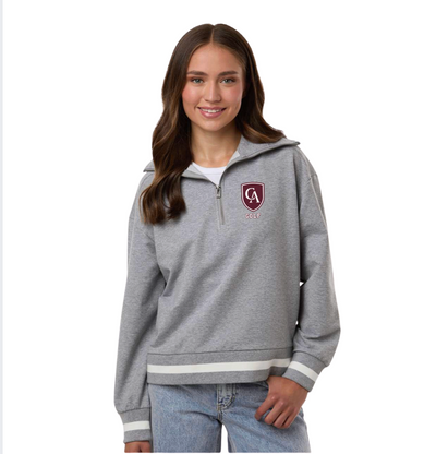 Women's Columbus Academy Golf Graphic Heritage Prep Quarter-Zip Pullover