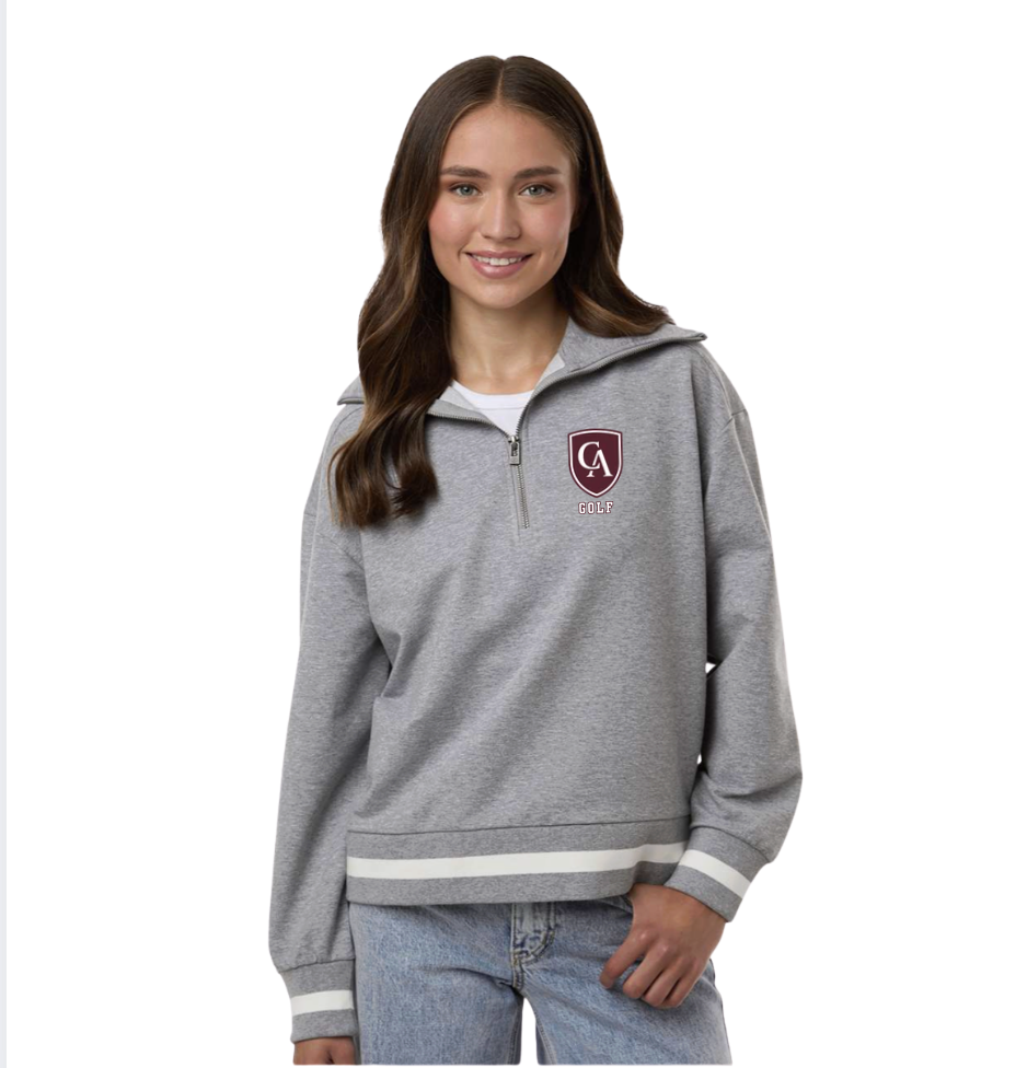 Women's Columbus Academy Golf Graphic Heritage Prep Quarter-Zip Pullover
