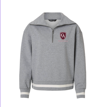 Women's Columbus Academy Volleyball Graphic Heritage Prep Quarter-Zip Pullover
