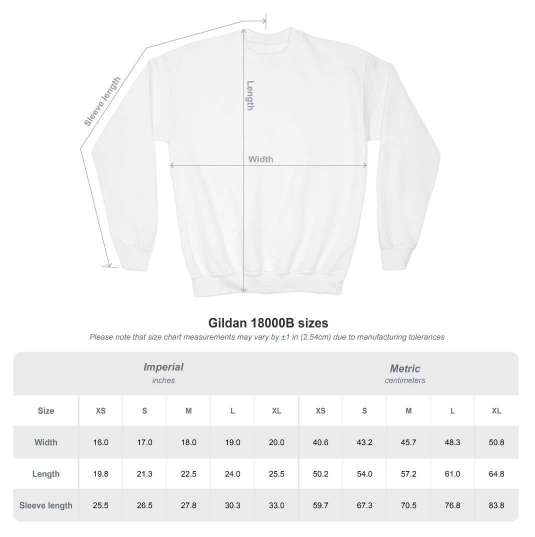 Youth Choose your Graphic Sweatshirt with Customized Back - Columbus Academy Fall Sports
