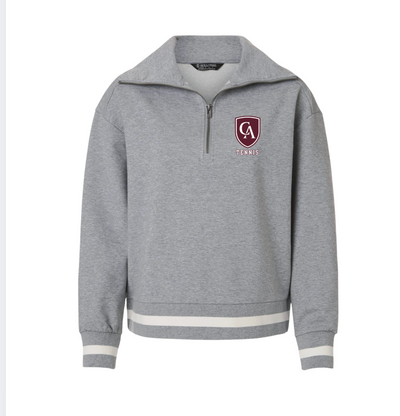 Women's Columbus Academy Tennis Graphic Heritage Prep Quarter-Zip Pullover