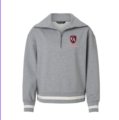 Women's Columbus Academy Athletic Performance Graphic Heritage Prep Quarter-Zip Pullover