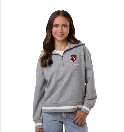 Women's Columbus Academy Athletic Performance Graphic Heritage Prep Quarter-Zip Pullover