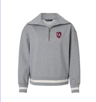 Women's Columbus Academy Cross Country Graphic Heritage Prep Quarter-Zip Pullover