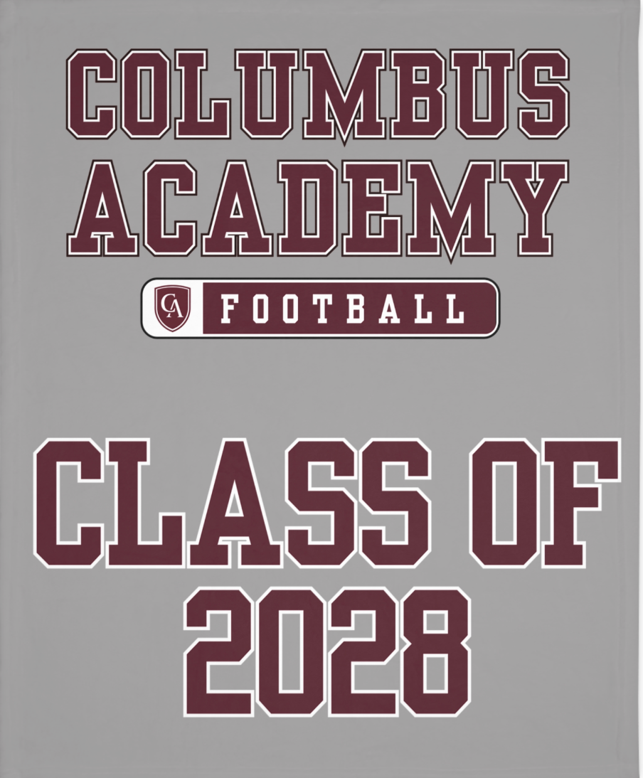 CUSTOMIZED Choose your Graphic Super Soft Reversible Velveteen Microfiber Blanket (Two-sided print) - Columbus Academy Fall Sports