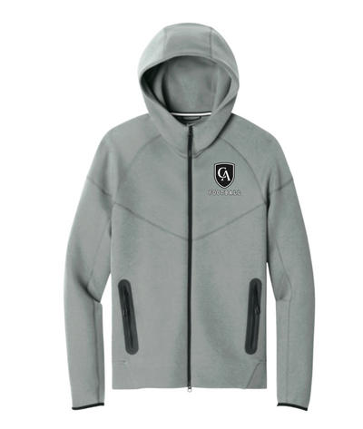 Adult Unisex Nike Tech Fleece Full Zip-Hoodie with Embroidered Columbus Academy Football Logo