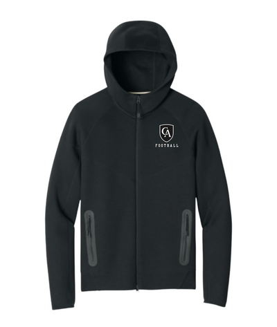 Adult Unisex Nike Tech Fleece Full Zip-Hoodie with Embroidered Columbus Academy Football Logo