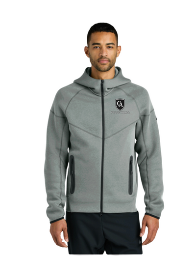 Adult Unisex Nike Tech Fleece Full Zip-Hoodie with Embroidered Columbus Academy Volleyball Logo
