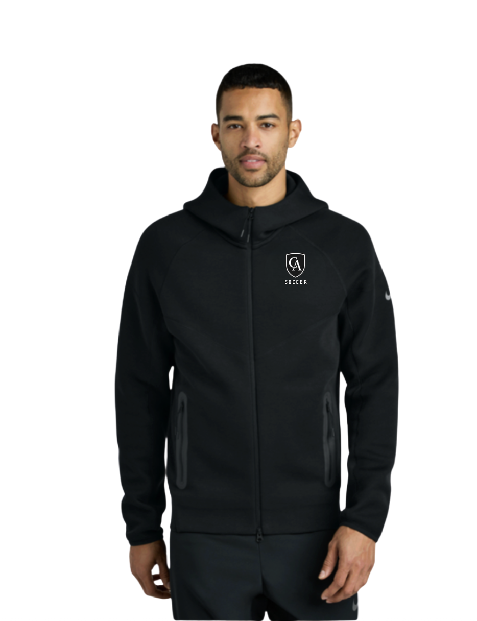 Adult Unisex Nike Tech Fleece Full Zip-Hoodie with Embroidered Columbus Academy Soccer Logo