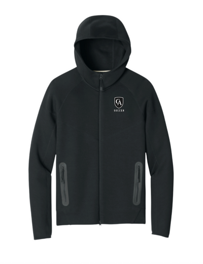 Adult Unisex Nike Tech Fleece Full Zip-Hoodie with Embroidered Columbus Academy Soccer Logo