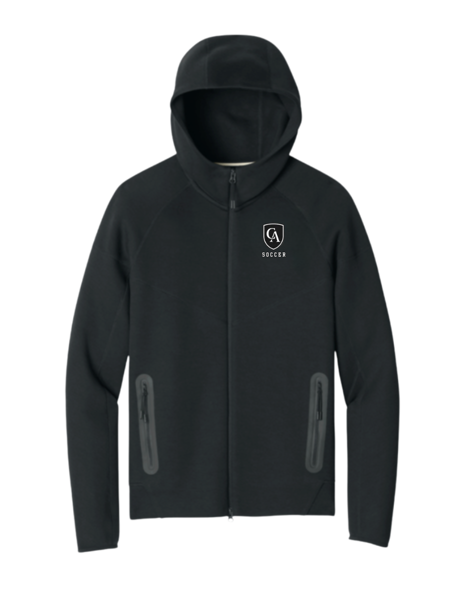 Adult Unisex Nike Tech Fleece Full Zip-Hoodie with Embroidered Columbus Academy Soccer Logo