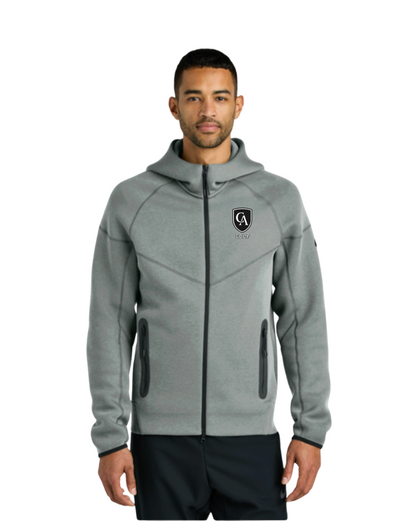Adult Unisex Nike Tech Fleece Full Zip-Hoodie with Embroidered Columbus Academy Golf Logo