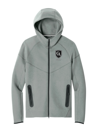 Adult Unisex Nike Tech Fleece Full Zip-Hoodie with Embroidered Columbus Academy Golf Logo