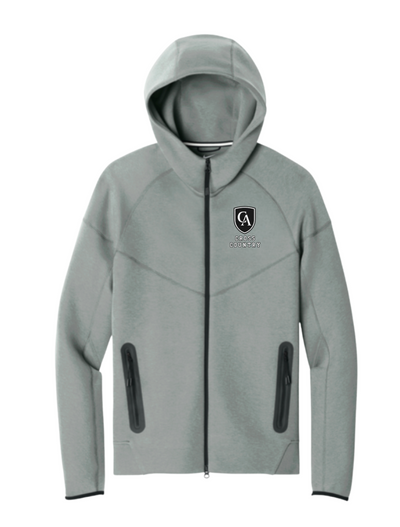 Adult Unisex Nike Tech Fleece Full Zip-Hoodie with Embroidered Columbus Academy Cross Country Logo