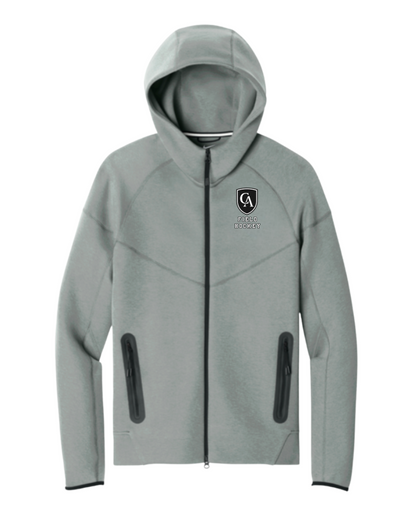 Adult Unisex Nike Tech Fleece Full Zip-Hoodie with Embroidered Columbus Academy Field Hockey Logo