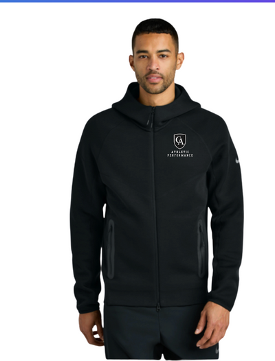 Adult Unisex Nike Tech Fleece Full Zip-Hoodie with Embroidered Columbus Academy Athletic Performance Logo