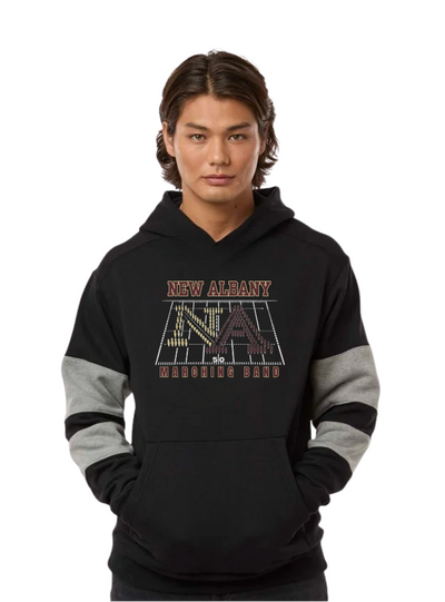 Adult Unisex New Albany Band Field Formation Graphic Holloway Brand Hoodie