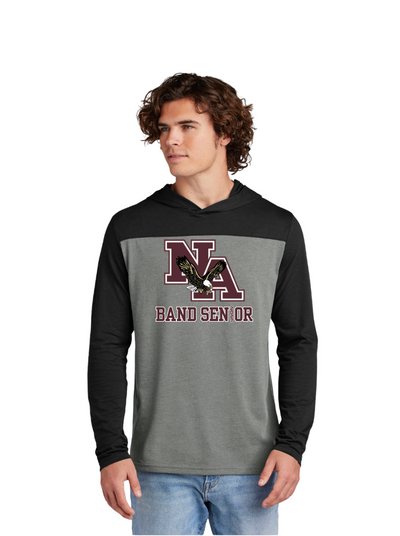 Adult Unisex New Albany Band 2027 Senior Graphic Sport-Tek® Halftime Long Sleeve Hoodie Tee