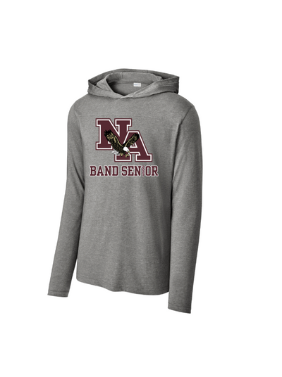 Adult Unisex New Albany Band 2027 Senior Graphic Sport-Tek® Halftime Long Sleeve Hoodie Tee