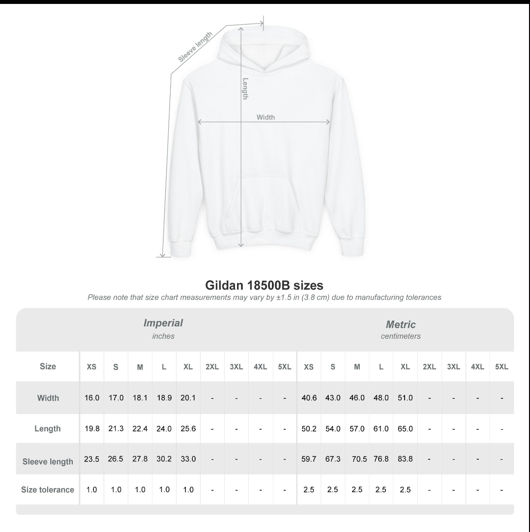 Youth Choose your Graphic Hoodie with Customized Back - New Albany Youth Soccer League