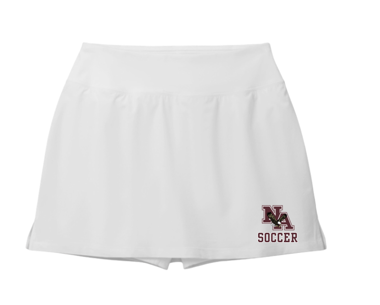 Women's New Albany Classic Maroon Soccer Logo Graphic Sport Tek Repeat Performance Skirt