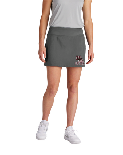 Women's New Albany Classic Maroon Soccer Logo Graphic Sport Tek Repeat Performance Skirt